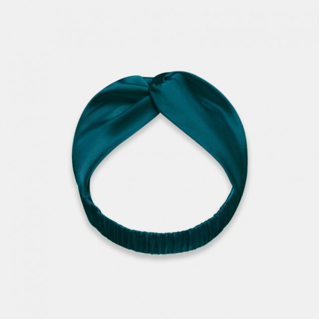 Teal Mulberry Silk Headband Canada Teal Mulberry Silk Headband Canada