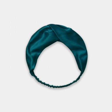 Teal Mulberry Silk Headband Canada