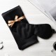 Two Piece Silk Gift Set Black Pillowcase & Eye Mask Canada Two Piece Silk Gift Set Black Pillowcase & Eye Mask Canada