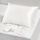 Two Piece Silk Gift Set Ivory Pillowcase & Eye Mask Canada Two Piece Silk Gift Set Ivory Pillowcase & Eye Mask Canada