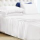White 22 Momme Mulberry Silk Flat Sheet Canada White 22 Momme Mulberry Silk Flat Sheet Canada